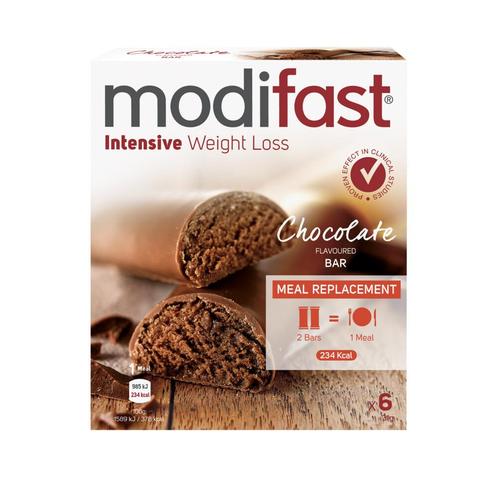 6x Modifast Intensive Reep Melk Chocolade 6 x 31 gr, Diversen, Levensmiddelen, Verzenden