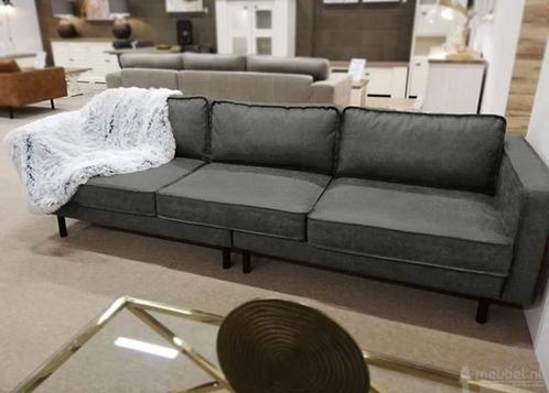 Bankstel Westervoort - rechte banken - Grijs, Huis en Inrichting, Banken | Bankstellen, Nieuw, Stof