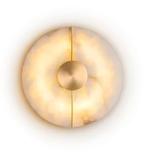 Marmeren Wandlamp – Ronde LED Sfeerverlichting Woon-en Slaap, Verzenden, Nieuw