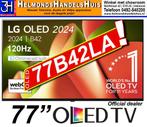 LG OLED77B42LA goedkoopste nieuwe 77inch oled tv 120Hz 2024, Nieuw, 100 cm of meer, 120 Hz, LG