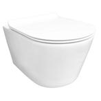 Rimless Wandcloset Wiesbaden Sity Met Toiletzitting, Doe-het-zelf en Verbouw, Ophalen of Verzenden, Nieuw, Overige typen