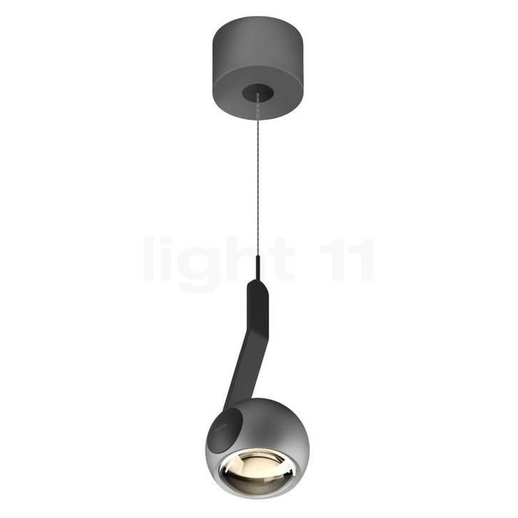 Occhio Io Sospeso Var Up C Hanglamp LED, kop chroom mat/afde, Huis en Inrichting, Lampen | Hanglampen, Nieuw, Verzenden