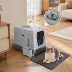 Kattenbak XXL - Kattentoilet - 59x40x44 cm - Grijs - Nobleza, Dieren en Toebehoren, Verzenden, Nieuw