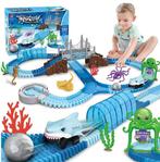 Flexibele Haaien Racebaan – Oceaan Track met Auto, Verzenden, Nieuw