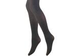 Panty - Zigzag Motief - 60 Den - Zwart/Mokka, Kleding | Dames, Verzenden, Nieuw