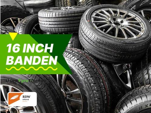 16 Inch Banden • A-Merken Als Nieuw • NU €40 • Bekijk Actie!, Auto-onderdelen, Banden en Velgen, 14 inch, Erkend duurzaam, Gebruikt