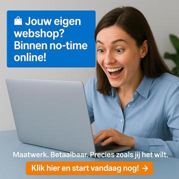 Professionele Webshop op Maat – Precies zoals u wilt! beschikbaar voor biedingen