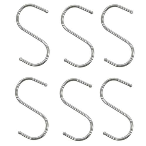ProPlus S-haak - Ø 4 mm - 6,5 x 7,5 cm - Set van 6 stuks, Caravans en Kamperen, Voortenten en Luifels, Nieuw, Ophalen of Verzenden