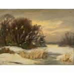 Schilderij van W.J. Pasman, Hillegom, Antiek en Kunst, Kunst | Schilderijen | Klassiek, Ophalen