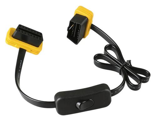 Autool 16 Pins OBD2 Platte Switch Verlengkabel 60 cm, Auto diversen, Autogereedschap, Nieuw, Verzenden