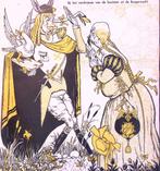 Spotprent met Beerenbrouck afgebeeld als figuur uit opera, Antiek en Kunst, Verzenden