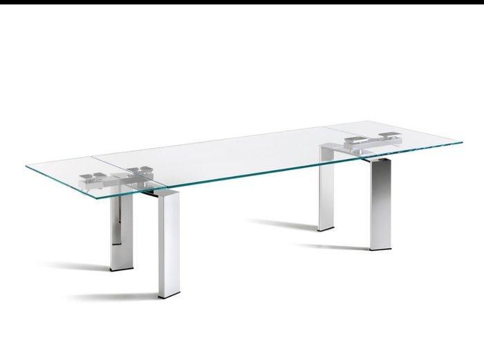 Cattelan - Uitschuifbare tafel - Daytona - Kristal - Tafel, Antiek en Kunst, Kunst | Designobjecten