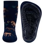 Antislipsokken Donkerblauw met Paarden - 21/22 NIEUW, Kinderen en Baby's, Meisje, Nieuw, Ophalen of Verzenden, Ewers