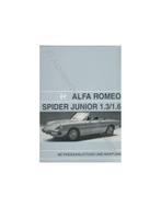 1972 ALFA ROMEO SPIDER 1300 1600 JUNIOR INSTRUCTIEBOEKJE, Auto diversen, Handleidingen en Instructieboekjes