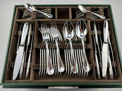 Christofle - Bestekset voor 12 personen (127) - Linten -, Antiek en Kunst, Antiek | Meubels | Tafels