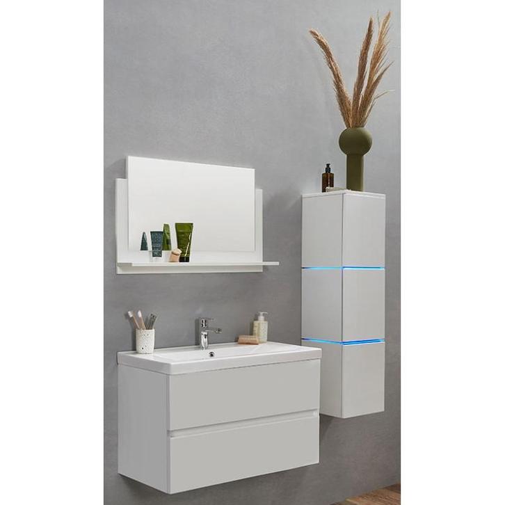 Badkamermeubel Mareno Wit 80CM (Badkamermeubels), Huis en Inrichting, Badkamer | Badkamermeubels, Nieuw, Ophalen of Verzenden