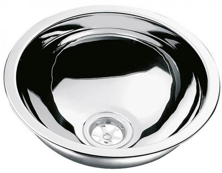 Navy Load Spoelbak Rond RVS Ø30–Ø33, Caravans en Kamperen, Kampeeraccessoires, Nieuw