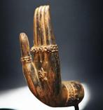 Buddhas Hand - vergoldete Bronze - sculptuur - Thailand, Antiek en Kunst