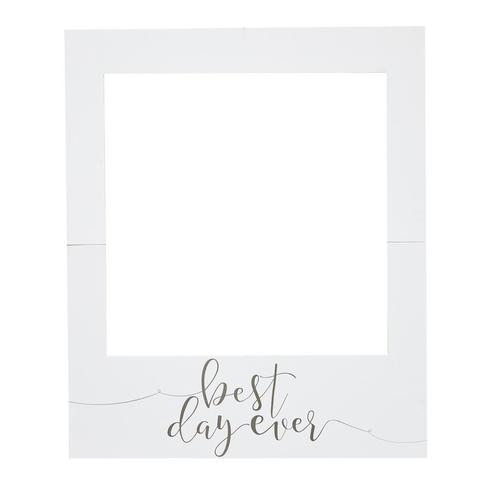 Photobooth Frame Best Day Ever 82cm, Hobby en Vrije tijd, Feestartikelen, Nieuw, Verzenden
