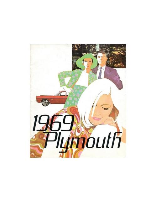 1969 PLYMOUTH PROGRAMMA BROCHURE FRANS, Boeken, Auto's | Folders en Tijdschriften