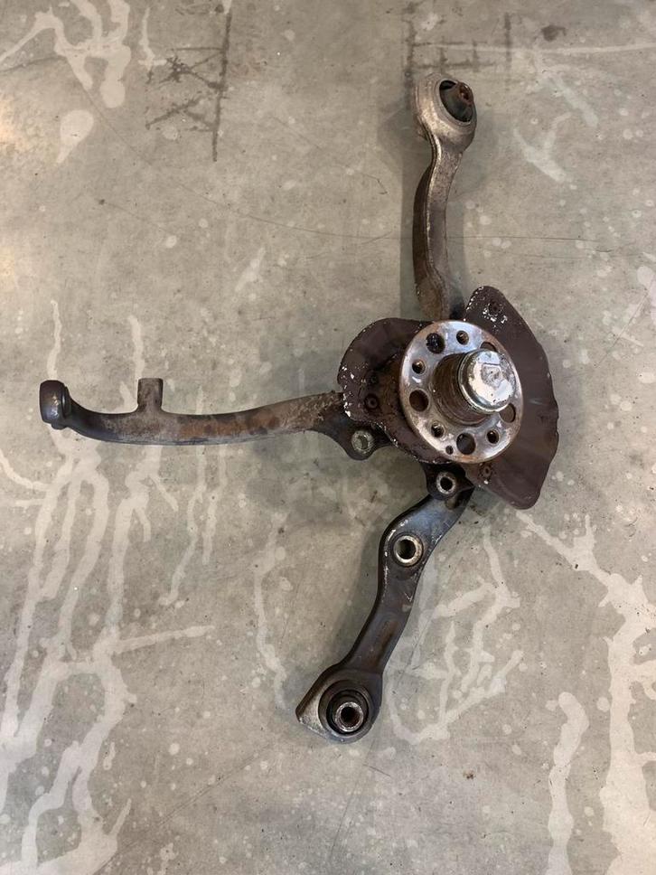 Mercedes S600 L V12 W221 fuseestuk asschenkel rechts voor, Auto-onderdelen, Ophanging en Onderstel, Gebruikt, Mercedes-Benz