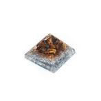 Orgonite Piramide Mini Tijgeroog (25 mm), Verzamelen, Verzenden