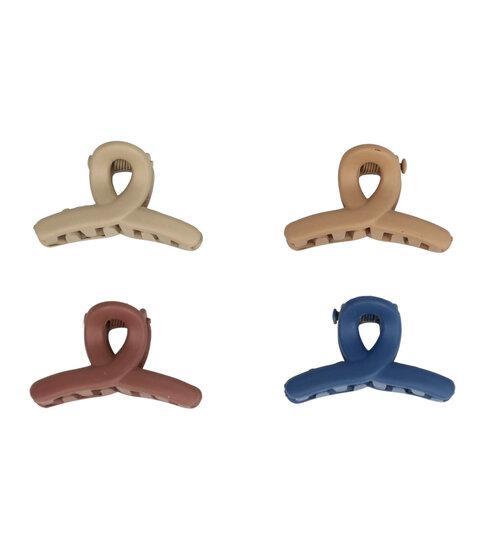 Haarklemmen Set Klein Wave 3cm Mat Naturel, Sieraden, Tassen en Uiterlijk, Uiterlijk | Haarverzorging