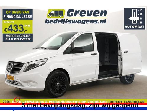Mercedes-Benz Vito 114 CDI Lang AUT Cam Carplay LED €433pm, Auto's, Bestelauto's, Automaat, Diesel, Wit, Mercedes-Benz, Verzenden