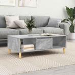 vidaXL Salontafel Betongrijs 103.5 x 60 x 35 cm Bewerkt hout, Huis en Inrichting, Tafels | Salontafels, Verzenden, Nieuw, Overige houtsoorten