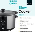 2dekans | MOA Slowcooker met Timer - 6,5L - Ø 24,5cm -, Ophalen of Verzenden, Zo goed als nieuw