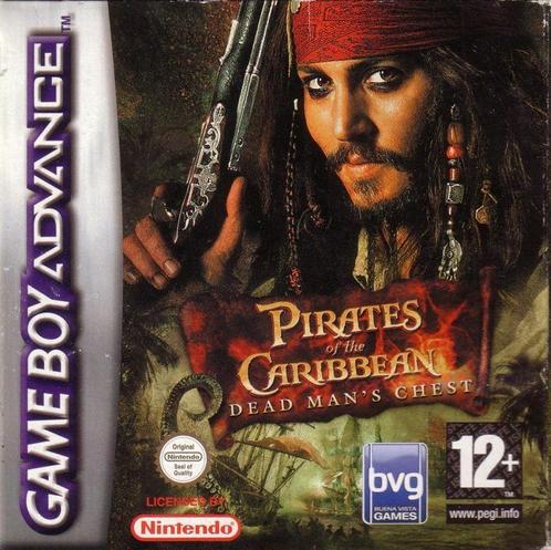 Pirates of the Caribbean Dead Mans Chest-Standaard (GBA), Spelcomputers en Games, Games | Nintendo Game Boy, Zo goed als nieuw
