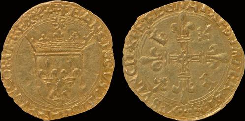 1515-1547ad France François I écu dor no date goud, Postzegels en Munten, Munten | Europa | Niet-Euromunten, Verzenden