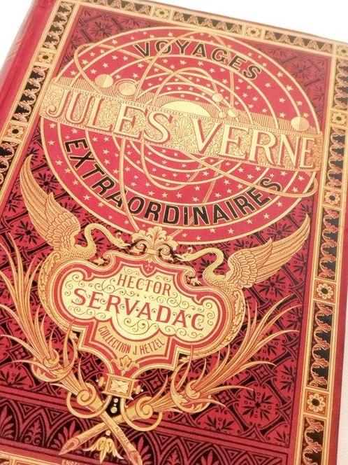Jules Verne - Hector Servadac [superbe cartonnage à la, Antiek en Kunst, Antiek | Boeken en Bijbels