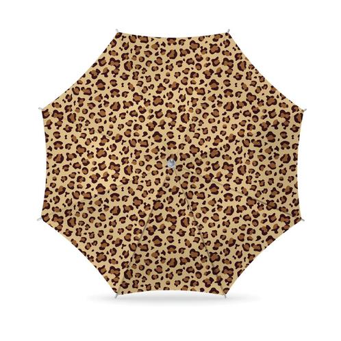 Strandparasol luipaard print 180 cm, Tuin en Terras, Parasols, Nieuw, Verzenden