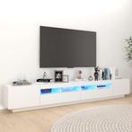 vidaXL Tv-meubel met LED-verlichting 260x35x40 cm wit, Huis en Inrichting, Kasten | Televisiemeubels, Verzenden, Nieuw, 50 tot 100 cm