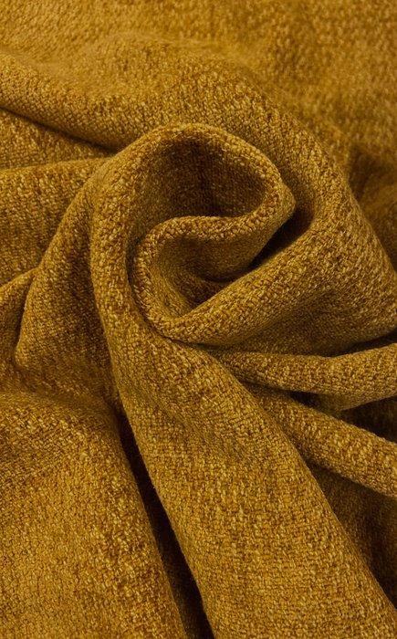 Zacht geweven textuur en consistente kleur mosterdgeel/oker,, Antiek en Kunst, Antiek | Kleden en Textiel