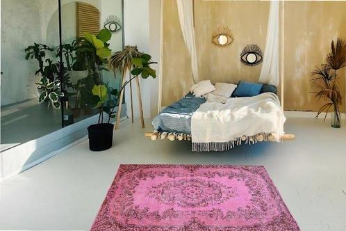 Roze vintage - Vloerkleed - 200 cm - 113 cm - Met, Huis en Inrichting, Stoffering | Tapijten en Kleden
