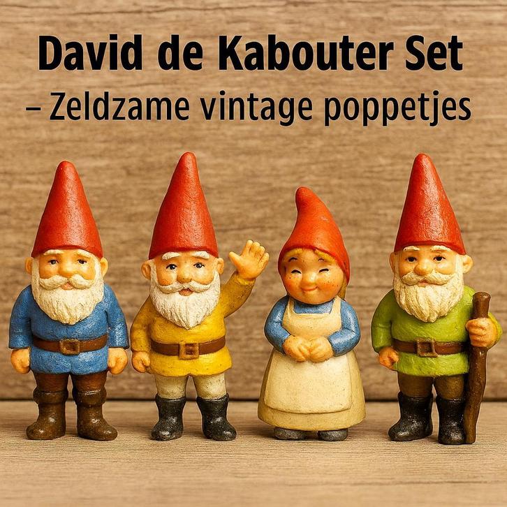 David de Kabouter poppetjes, Verzamelen, Poppetjes en Figuurtjes, Gebruikt, Ophalen of Verzenden