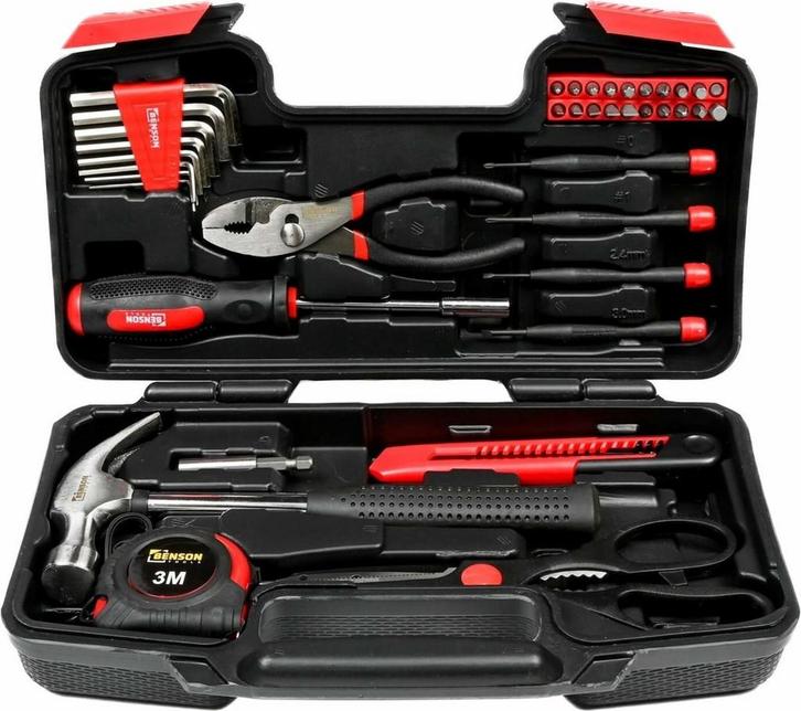 Gereedschapsset 39 Delig - Gereedschapskoffer - Handgereedsc, Auto diversen, Autogereedschap, Nieuw, Ophalen of Verzenden