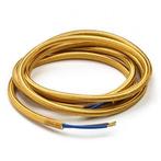 Strijkijzersnoer | Calex | 1.5 meter (2 x 0.75 mm², Goud), Verzenden, Nieuw