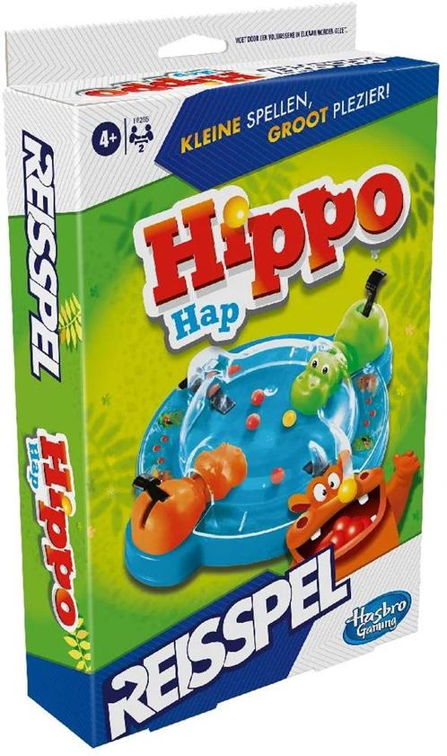 Hippo Hap Reisspel | Hasbro - Reisspellen, Hobby en Vrije tijd, Gezelschapsspellen | Bordspellen, Nieuw, Verzenden
