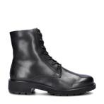 Ecco Metropole Vienna veterboots voor dames in het Zwart, Ecco, Verzenden, Zwart, Lage of Enkellaarzen