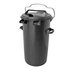 Kunststof afvalemmer 50 liter met beugel, Huis en Inrichting, Kunststof, 50 tot 75 cm, Nieuw, 40 liter of meer