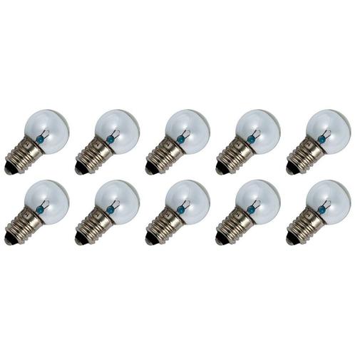 Signaallamp E10 3.6V 0.9W - 250 mAh - 10 stuks - G17, Auto-onderdelen, Verlichting, Nieuw, Verzenden