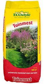 ECOstyle Tuinmest Universeel 10 kg (100 m²), Tuin en Terras, Aarde en Mest, Verzenden