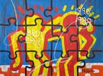 Freda People  - Haring Rare Puzzle Series, Antiek en Kunst, Kunst | Litho's en Zeefdrukken, Verzenden