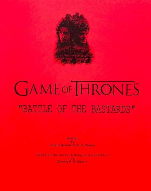 Game of Thrones - Episode 609 A Song of Ice and Fire -, Verzamelen, Film en Tv