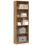 vidaXL Boekenkast 60x24x176 cm bewerkt hout artisanaal, Huis en Inrichting, Kasten | Boekenkasten, Verzenden, Nieuw, Overige houtsoorten