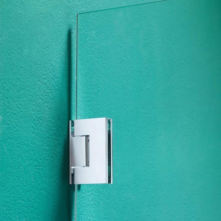 Nisdeur I Am 80X200 Cm Pendeldeuren Rvs Helder Glas, Doe-het-zelf en Verbouw, Sanitair, Ophalen of Verzenden