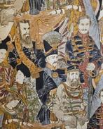 600x140cm! Zeldzaam origineel weefsel Portret van de